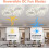 Ceiling Fan with Light, Quiet Dimmable Ceiling Light, 108W and 15W, 6-Speed, With Remote Control 2