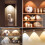 3 Pack Under Cabinet LED Light, USB Rechargeable, Dimmable with 3 Color Temperatures, Touch and Remote Control, Magnetic 4