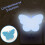 LED Star Night Light, Light-Sensitive Plug-In Night Lamp for Socket, 80 x 80 mm, Soft Warm Glow 4
