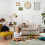 Silent Wall Clock with Bamboo Pattern for Bedroom, 12 Inch, Modern Decorative Home Wall Clock 4