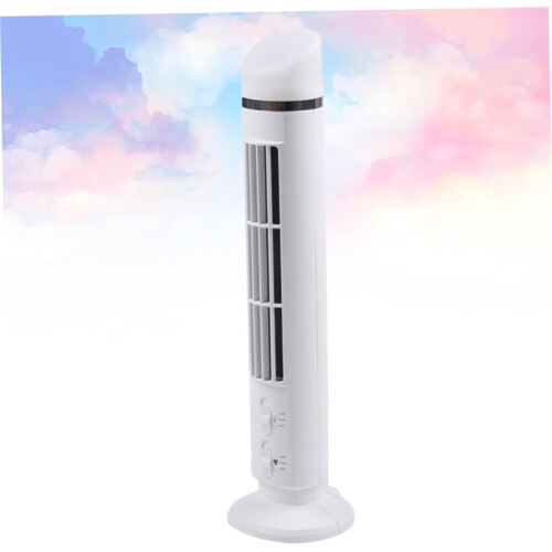 Ventoinha Torre USB sem Pás com Luz LED e Luz Noturna