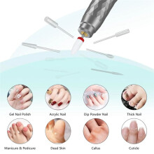 Professional HY59 Nail Drill Set 12 Heads Wireless Electric Nail Lathe for Manicure Nail Sander Nails Art Tool Nail Part