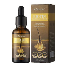Biotin Haaröl für dickeres Haar schnelles Haarwachstumsserum Haarbruch und P5P1