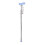 Folding walking stick ACTIONMED silver 1