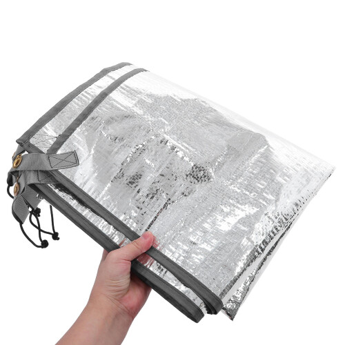 1Draagbare Tentonderlegger Waterdichte Aluminiumfolie Mat
