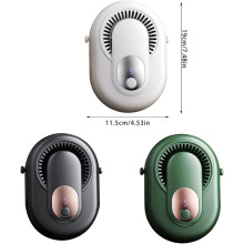 Mini ventilateur taille vert 3500mAh, ABS portable pour travail camping