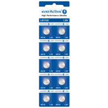Mini alkaline batteries everActive G10 LR1130 LR54 10 pcs