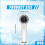 Mini ventilateur blanc rechargeable, écran digital réglable pour extérieur 3