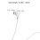 2St Rechte Micro USB Kabel Wit, Gevlochten, Snelle Data Transfer 2