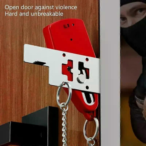 (Normal model) Travel Lockdown Lock Portable Safety Door Accommodation Security Hardware Easy to Install 1
