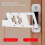 (Normal model) Travel Lockdown Lock Portable Safety Door Accommodation Security Hardware Easy to Install 4