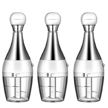 Steel Garlic Press,Garlic Mincer Garlic Crusher,Manual Pressed Chopper,Small Food G Chopper,Multifunctional Manual