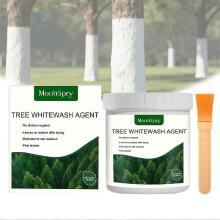 Tree Trunk Paint Long-Lasting Tree Whitewash Agent, Protective Trees Trunk Paint for Fruit Trees,Sun & Frost Damage Prevention for Garden, Fence,