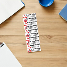 Weerbestendige PVC Verboden Reclame Voor Huisdeur Buiten