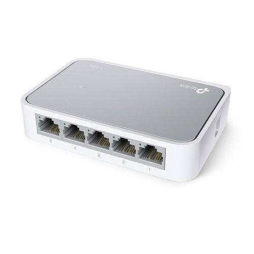 TP-LINK TP-Link TL-SF1005D Managed Fast Ethernet (10/100) White 1