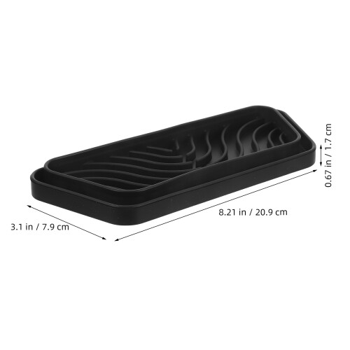 2St Spillproof Silicone Drip Tray Voor Koelkast En Ijsmaker 1