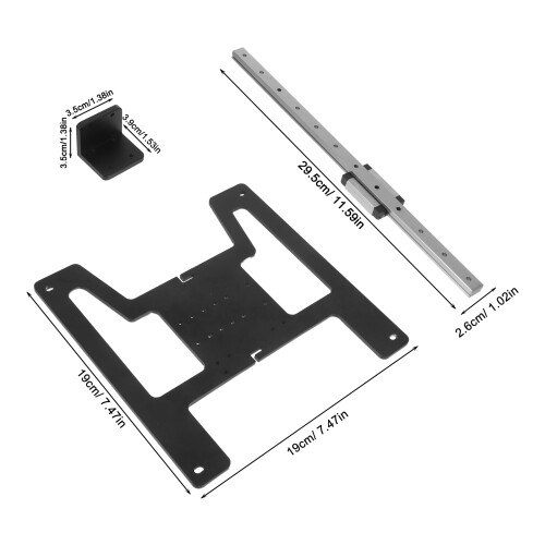 1Set Aluminium Y-Carriage Upgrade Kit Voor 3D Printer 1