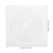 Universele Witte Badkamer Ventilatorrooster Voor Plafond