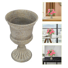 1Unieke Distressed Metalen Urn Plantenbak Decoratieve Vaas