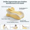 Memory Foam Reading Pillow, Multi-Position Support Pillow for Small Adults - Yellow 2