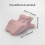 Ergonomic Pillow with 27 Degree Angle, Multifunctional Adjustable Memory Foam Pillow, Pink 2
