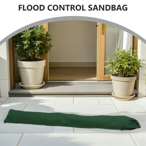 2St Flexibele Canvas Zandbuizen Met Elastische Sluiting Voor Vloed 2