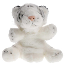 Interactive Hand Puppet Tiger Puppet for Parents Educators Kindergarten Use 22X16X16CM PP Cotton 1Set