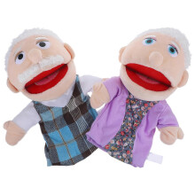 Hand Puppet Figures for Kids Storytime Fun 2Pcs Lifelike Decorative Hand Puppets
