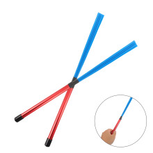 2St Drumsticks Voor Jazz Met Nylon Brush En Sterk Aluminium Handvat