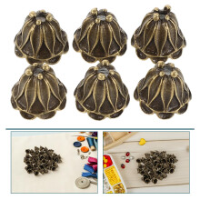 50St Duurzame Metaal Bloem Spacer Beads Voor Creatief Sieraadontwerp