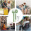 Mini USB-Ventilator Handventilator Tragbar Leise Starker Wind Mini Fan 6