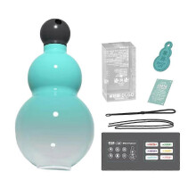 (ONE, Blue) Small Gourd Cup Sports Water 245ml Chinese Retro-inspired Kettle Water W3r5 For Gym
