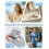 Handventilator, draagbare turboventilator met koelend effect, 3-in-1 handventilator 5