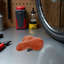 1Fietsstoel Comfortabele Waterdichte PU Fietsstoel Voor En Dames
