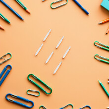 36St Vervangtips Voor Verfmarkers Wit Nylon Met Fijne Punt Voor