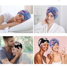 Hoofddoek 2-delige set dames chemo mutsen tulband dames beanie