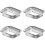 5 cm X 7,5 cm Stuprör i Aluminium, K-Form (4-Pack) 2
