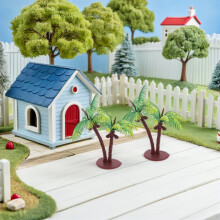 36St Kunststof Mini Kokospalmen Voor Aquarium En Landschap Decoraties