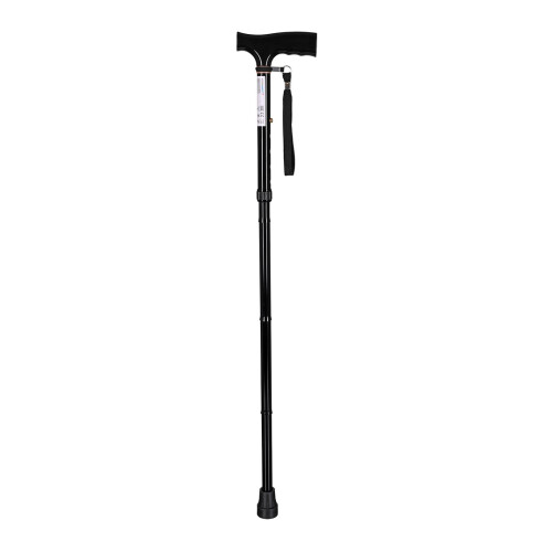 Folding walking stick ACTIONMED black 1