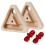 1set Climbing Triangle Fingerboard, Multifunctional Simulated Climbing Fingerboard, Reusable Home Gym Pull  Handle 2
