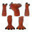 1 Set Of Dinosaur Finger Puppets Z 1