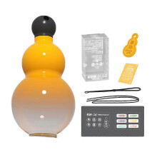 (ONE, Yellow) Small Gourd Cup Sports Water 245ml Chinese Retro-inspired Kettle Water W3r5 For Gym