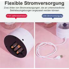 Decoratieve LED-lamp, lavalamp met 7 kleurveranderingen voor thuis, LED-tafellamp, zwart, moderne sfeerverlichting