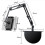 Bed Tablet Stand, 360 Degree Rotating Adjustable Phone Holder for Desk and Bedside Use 2