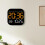 Multifunctional LED Wall Clock with Remote Control, Timing, Countdown, Temperature Display, Blue 4