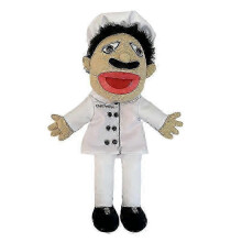 (Chef PP) 2025 Soft Plush Jeffy Hand Puppet – Cartoon Cosplay Doll Puppet, Ideal Gift for Kids’ Games