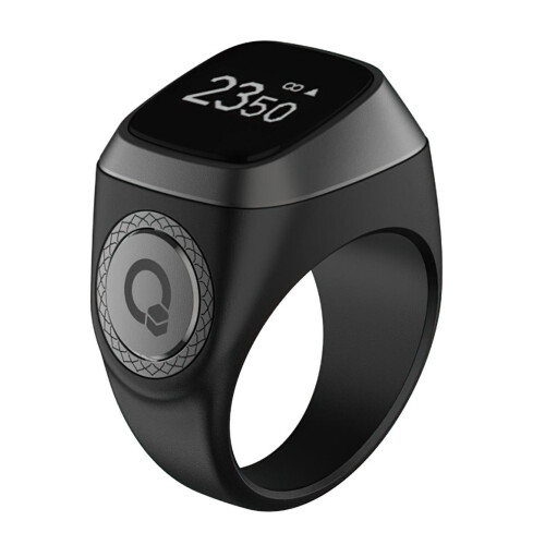Digital Tasbih Ring 22mm with Bluetooth, OLED Display, Vibration Alarm, USB Charging, Adjustable Prayer Counter 2