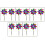 (Onesize, 10pcs Gradient) Reflect Lightdrive Bird Windmill Bird Scarers for Gardens Rainbow Windmill 1