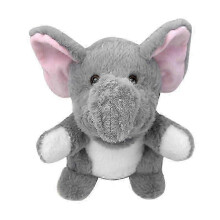 (Elephant) 25cm Movable Mouth Bear Puppet for Kids, Animal Hand Puppets for Storytelling and Play_zyw3