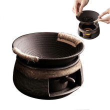 Ceramic Aromatherapy Stove, Cedar and Zen Herb Burner, Natural Oil Fragrance Diffuser, Tea Candle Holders & Teapot Warmer, for Home Fragrance, Medita